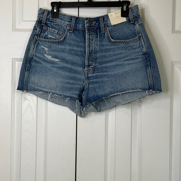 Universal Thread Womens High Rise Fitted Hip & Leg Mini Cut Off Shorts Size 10 - Picture 1 of 5